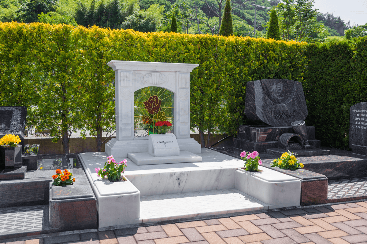 ステンドグラス墓石発注方法